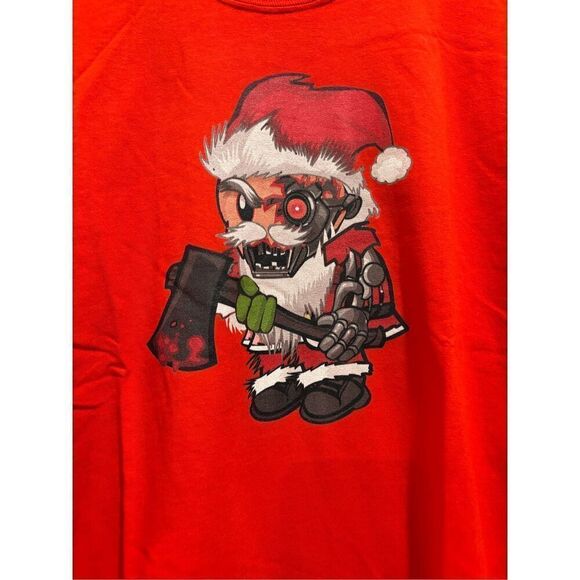 Robot Santa Christmas Long Sleeve size Large - Picture 2 of 2